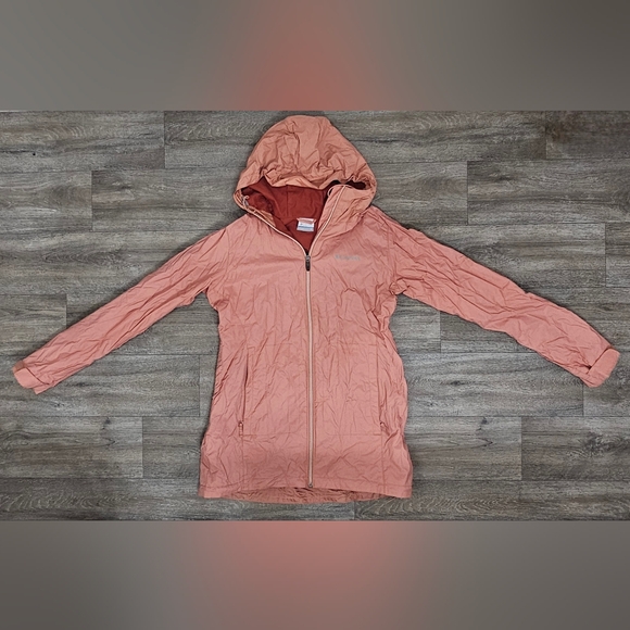 Columbia Women's Fleece Lined Windbreaker-Size Medium - Picture 2 of 3